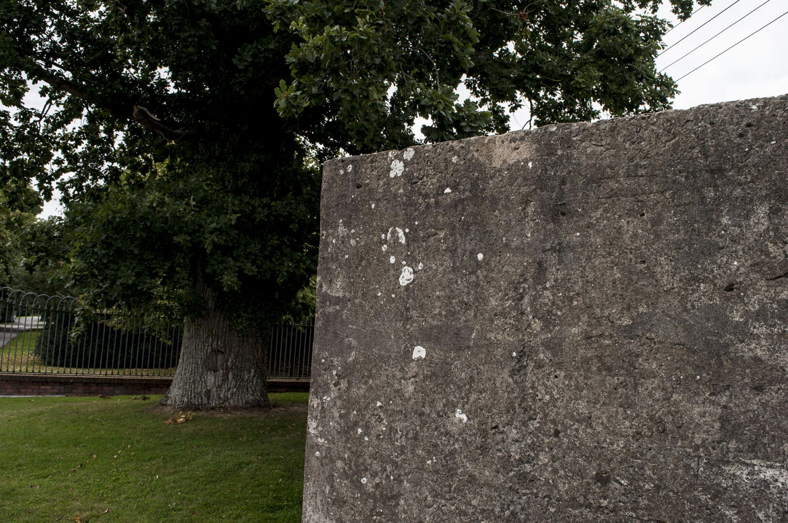 A Second World War era pillbox on the Bann stopline at Scarva House in the village of Scarva, Co. Down.