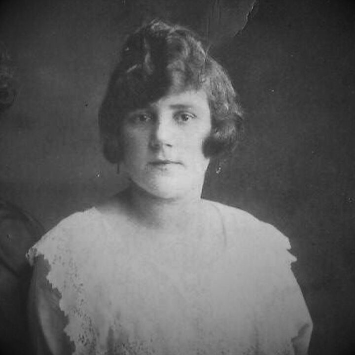 Portrait of Alice Apers (née Smith), a passenger on S.S. Athenia.