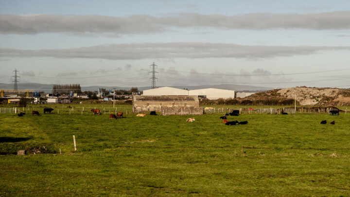 Former fusing point building at Toome Airfield, Co. Antrim.
