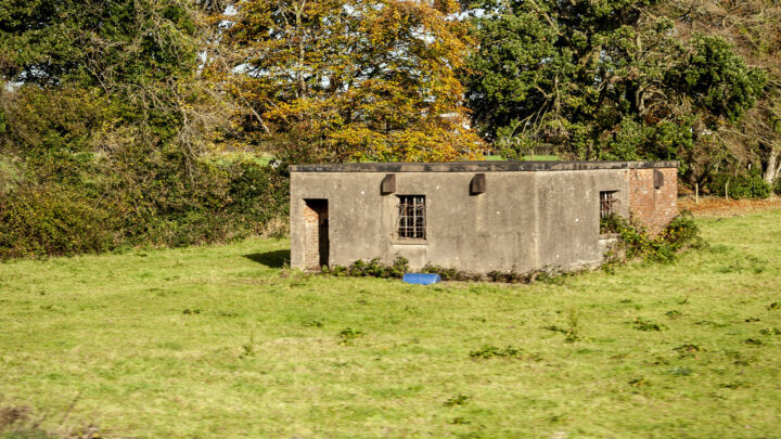 Former Norden Bombsight vault at Toome Airfield, Co. Antrim.