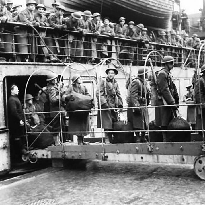 U.S. Army troops arriving in Belfast on 26th January 1942