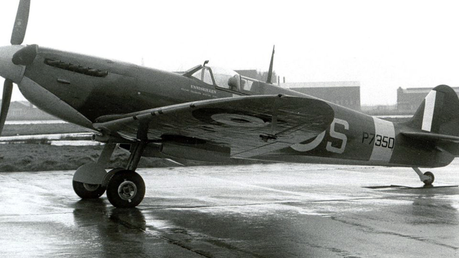 The Enniskillen Spitfire was constructed thanks to finances raised by residents of the Co. Fermanagh town as part of the Belfast Telegraph Spitfire Fund in 1940.