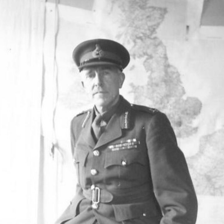 Portrait of Lieutenant General Harold Edmund Franklyn C.B., D.S.O., M.C. (General Officer Commanding British Troops in Northern Ireland).