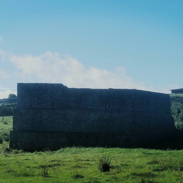 The receiver block at R.A.F. Downhill - Chain Home Low Radar site 59A - on Bishops Road, Downhill, Co. Londonderry.