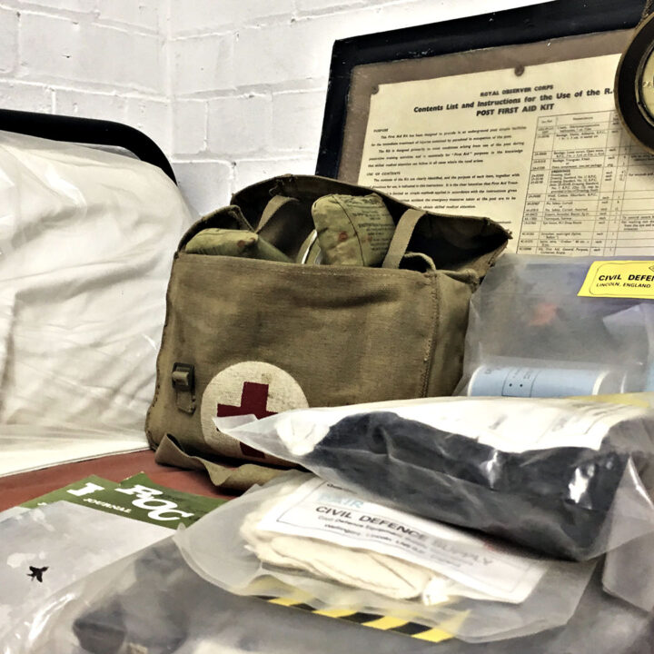 Illustrations, documents, prints, kit, and equipment are among the artefacts at Ulster Aviation Society, Maze, Co. Down relating to the R.A.F. in the Second World War.