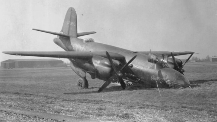 Featured image for Martin B-26B Marauder #41-17990 “Chickasaw Chief II” crash at Toome Airfield, Co. Antrim