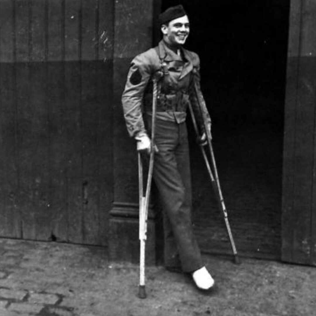 A former schoolteacher and son of Irish parents, Sergeant Galen Quinn, landed with a broken ankle as the third and largest contingent of United States Army soldiers arrived at Dufferin Dock, Belfast.