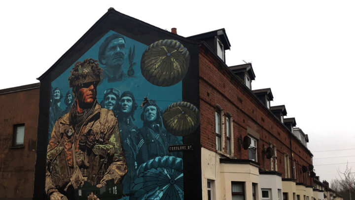 Featured image for Mural of General Sosabowski and Polish Airmen, Foxglove Street, Belfast