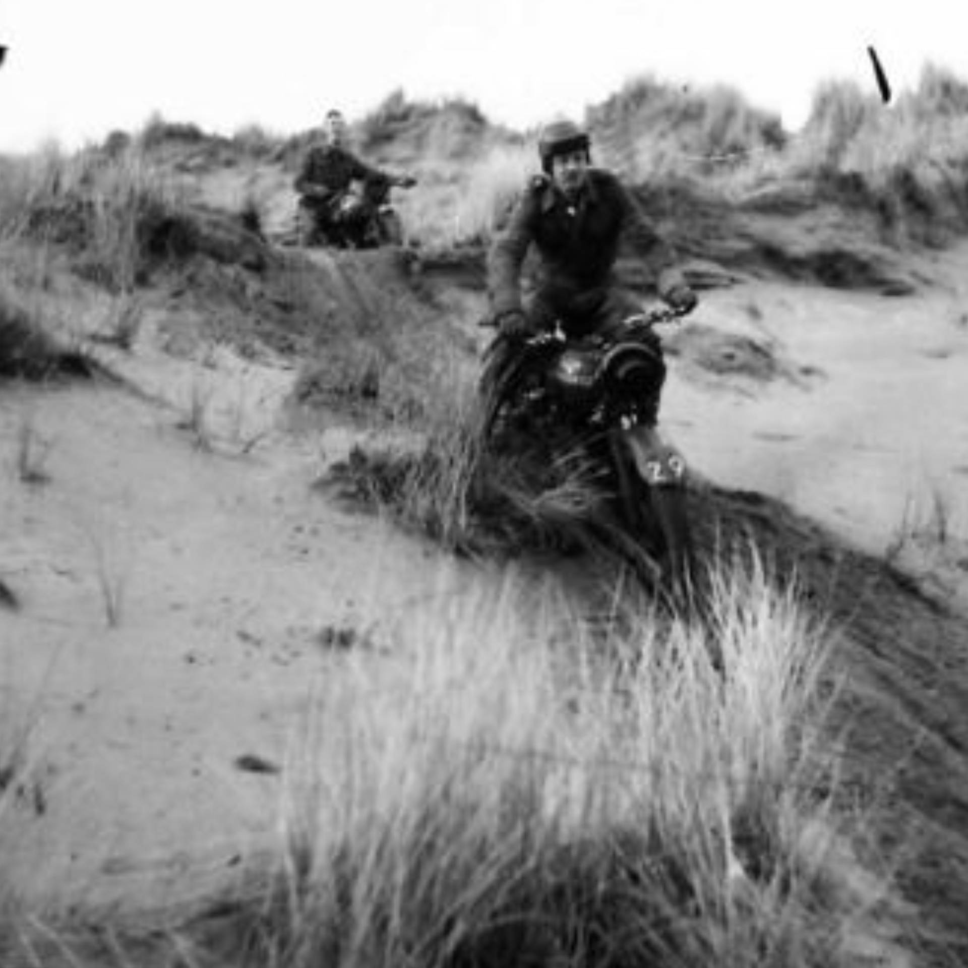 Motorcyclists of 59th (Staffordshire) Reconnaissance Regiment learning 