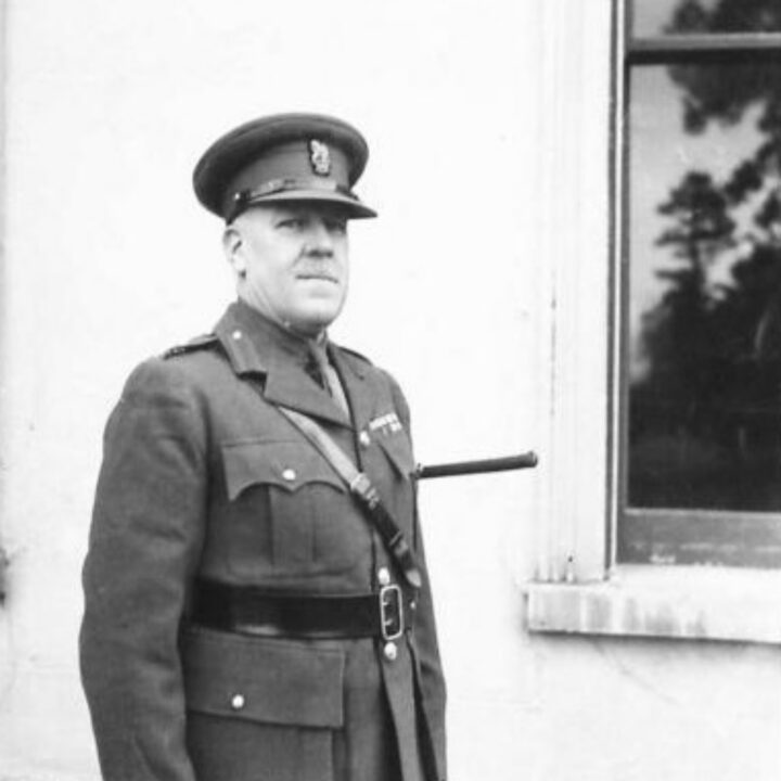 Portrait of Brigadier J.L. Short O.B.E. of 176th Infantry Brigade taken in Northern Ireland.