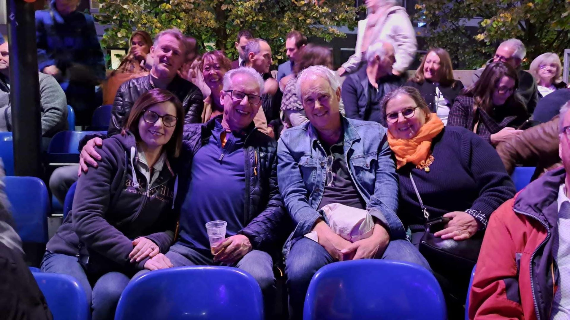 Bill Watson and his wife Angela of Dunmurry, Co. Antrim with Han Maas and his wife of Valkenswaard, Netherlands during the 80th anniversary commemorations of Operation MARKET GARDEN.